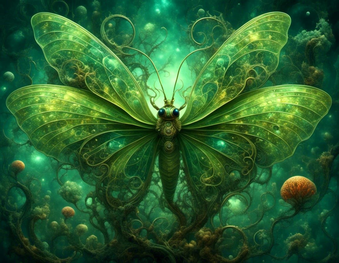 Steampunk Moths and Fractal Ladybugs in 3D