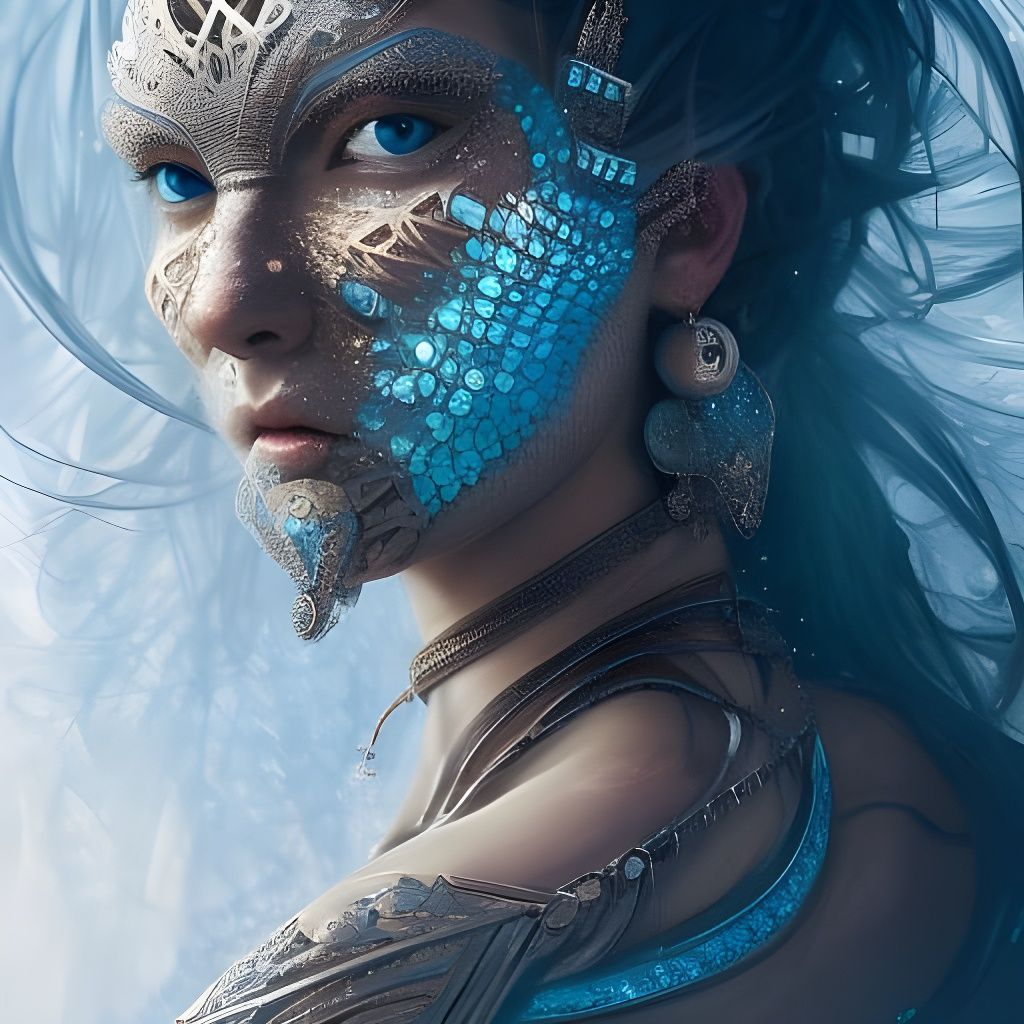 Diamond-Blue Demon Princess