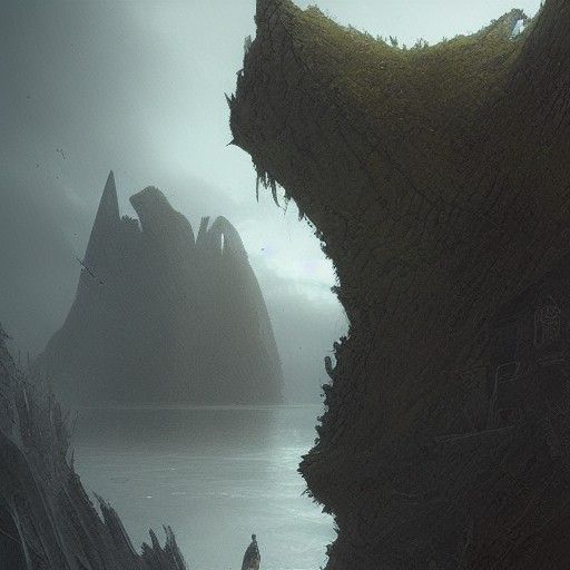 Sinister Mysterious Island Art
