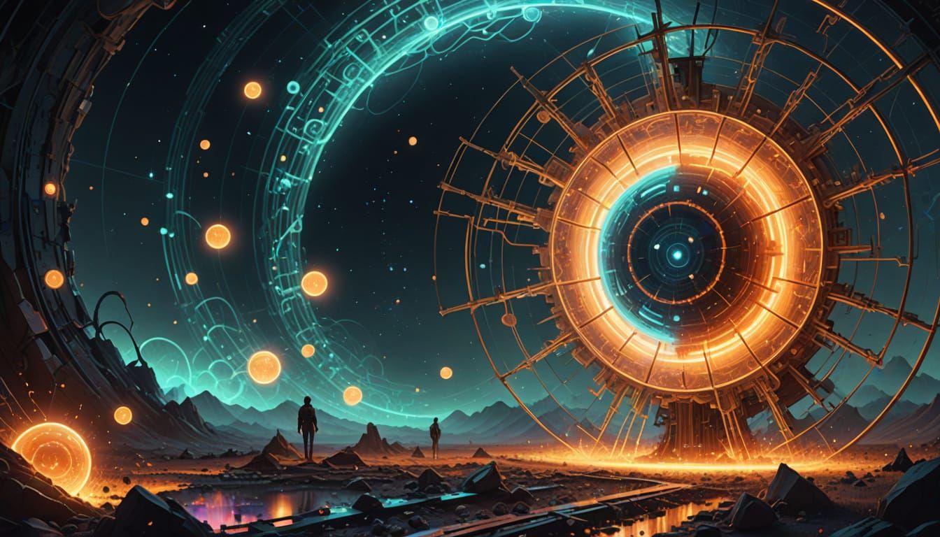 Physicist's Vision: Plutonium Core Particles Whisper Back