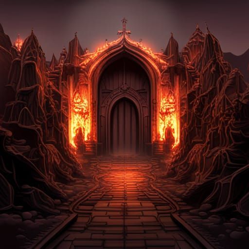 Hell's Entrance: A Dark Fantasy Masterpiece
