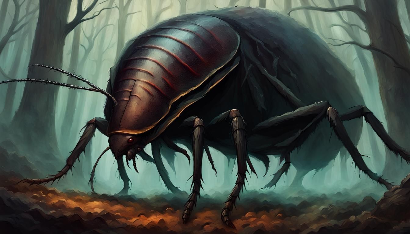 Dark Fantasy Scavenger with Black Carapace, Litrpg and Abyss...