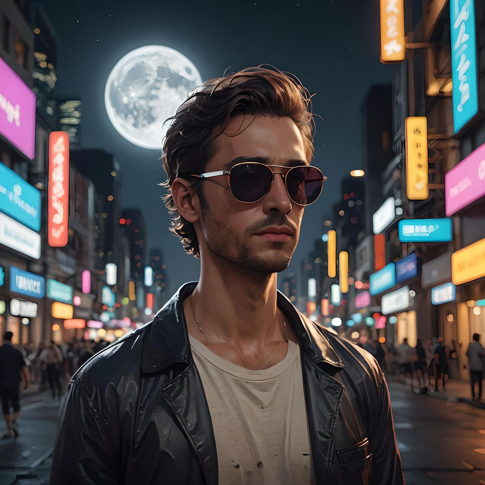 Sunglasses at Night: Modern Concept Art