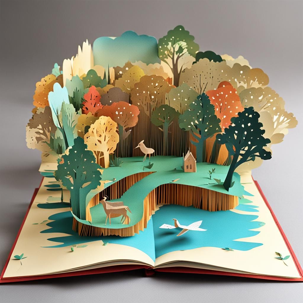 Pop-Up Book Illustration of Hope