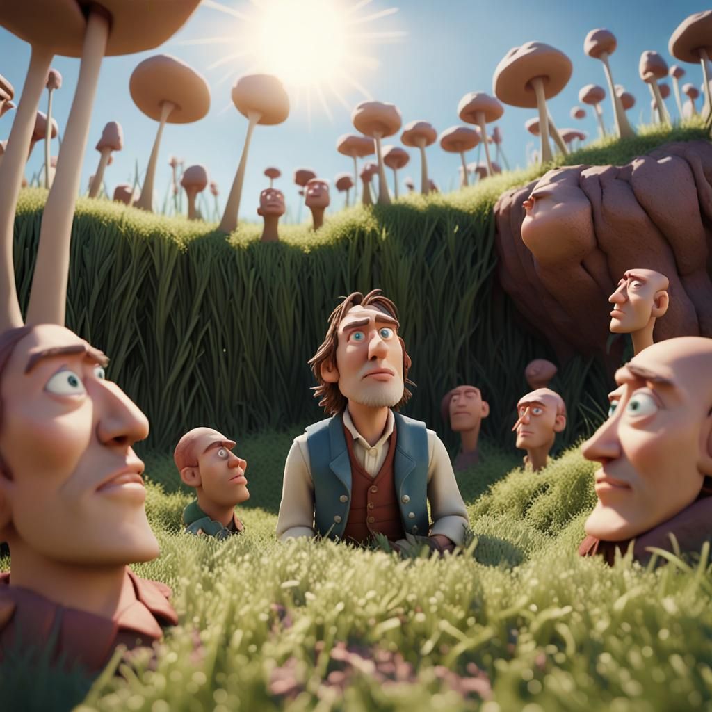 Claymation Gulliver and the Brobdingnag Giants