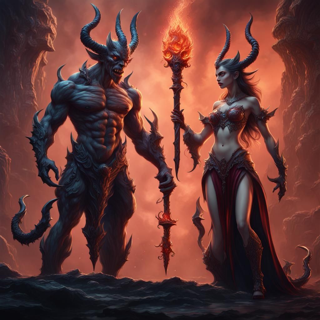 Beautiful Demons: Fantasy Concept Art