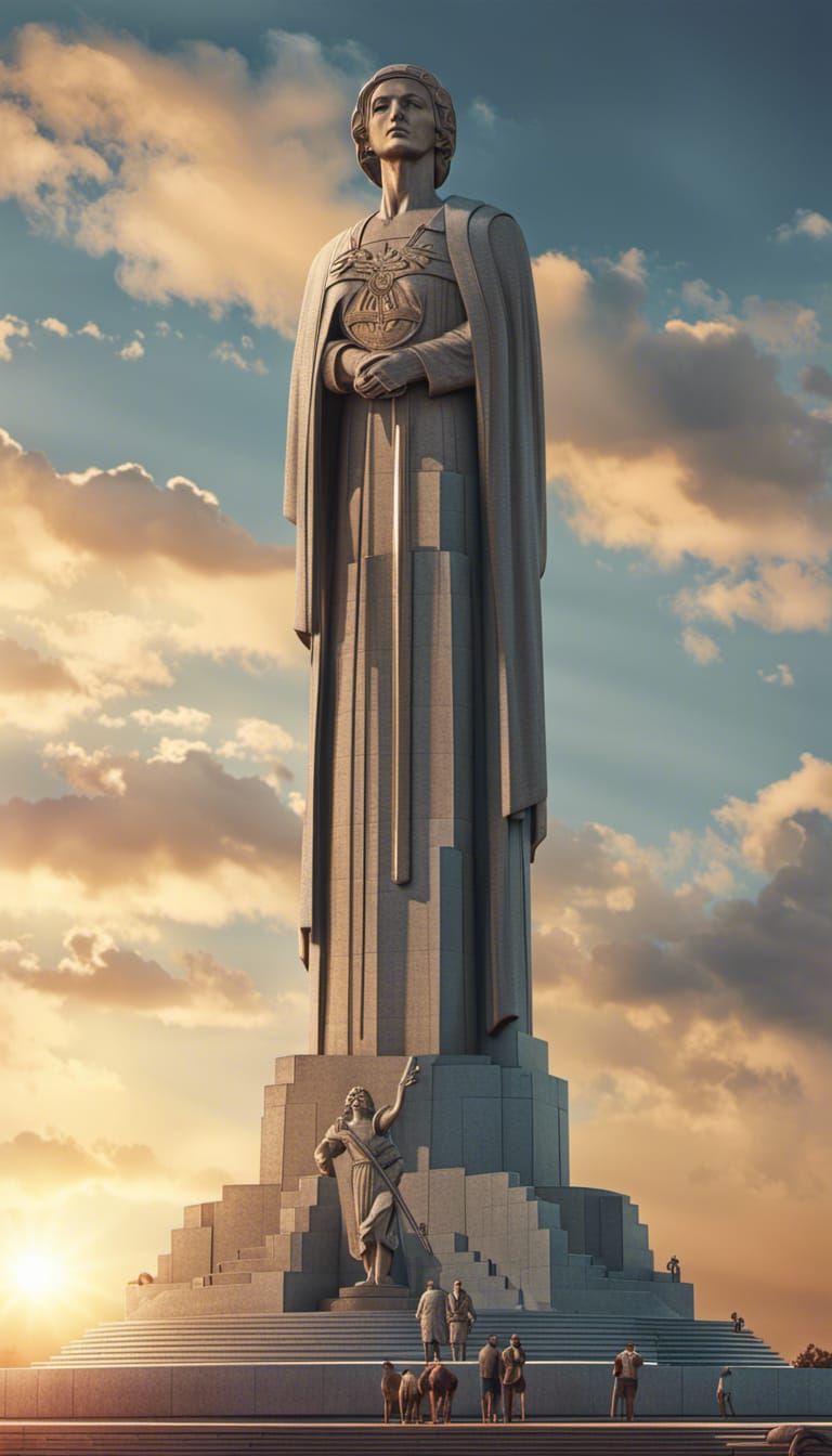 Motherland Monument Kyiv: Imposing Soviet Art in Digital 3D