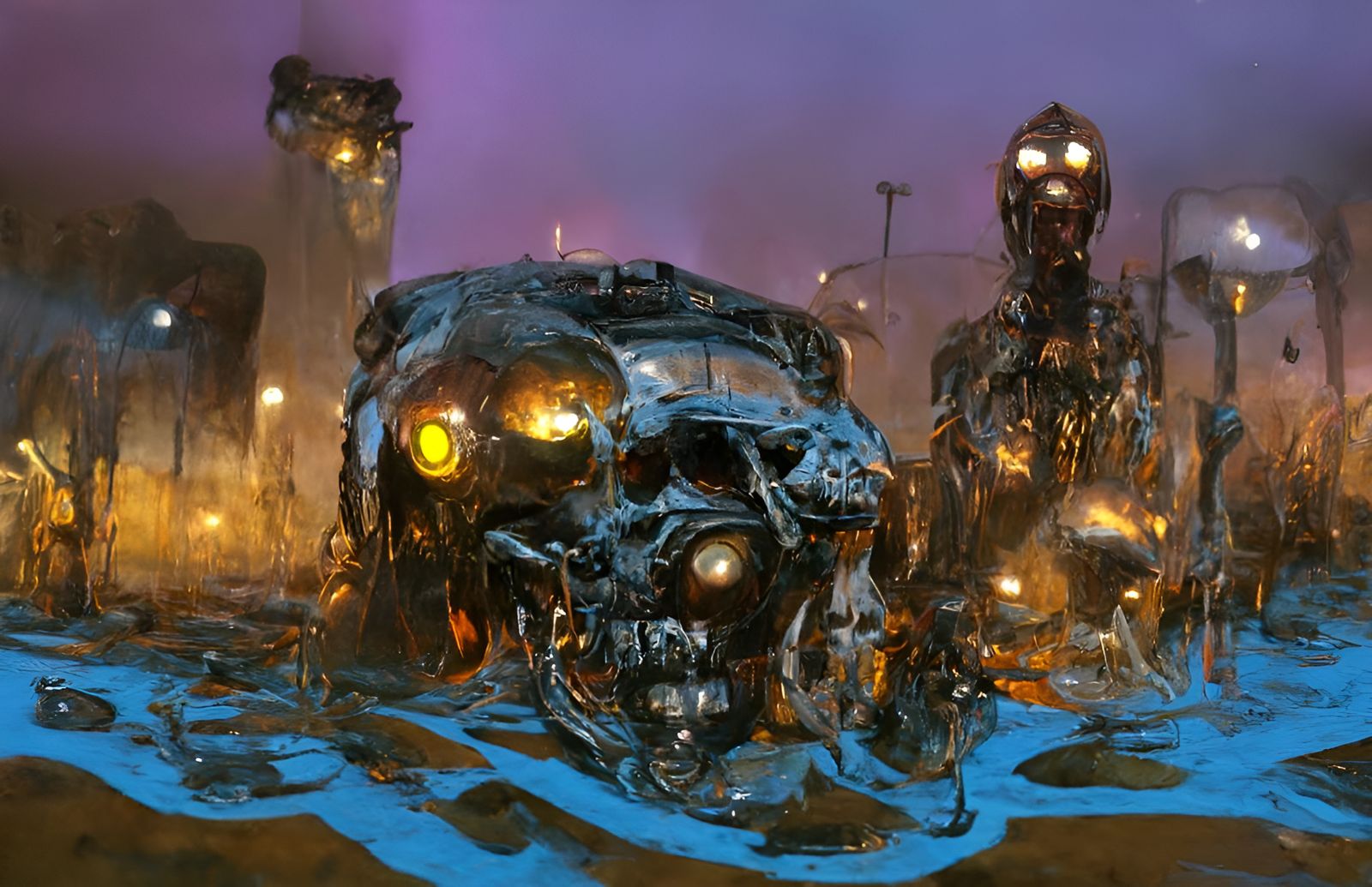 Genocide by Skeletal Killbot Horror Mechs