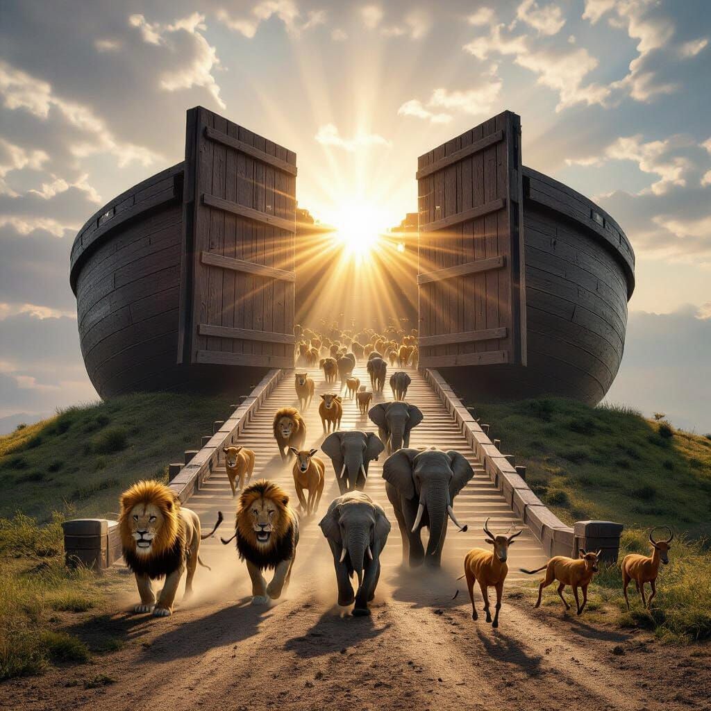 Epic Ark Unloading in Photorealistic Detail