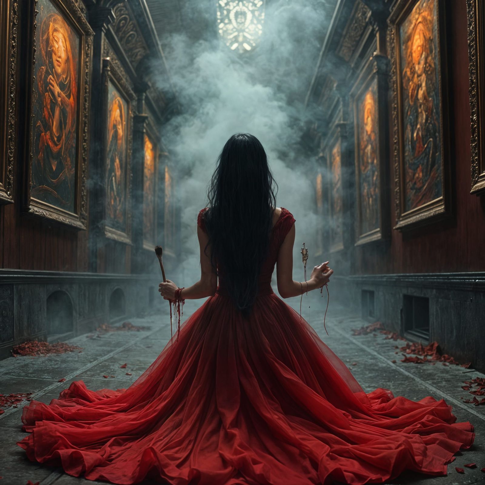 Mysterious Artist Lost in Fantasy World