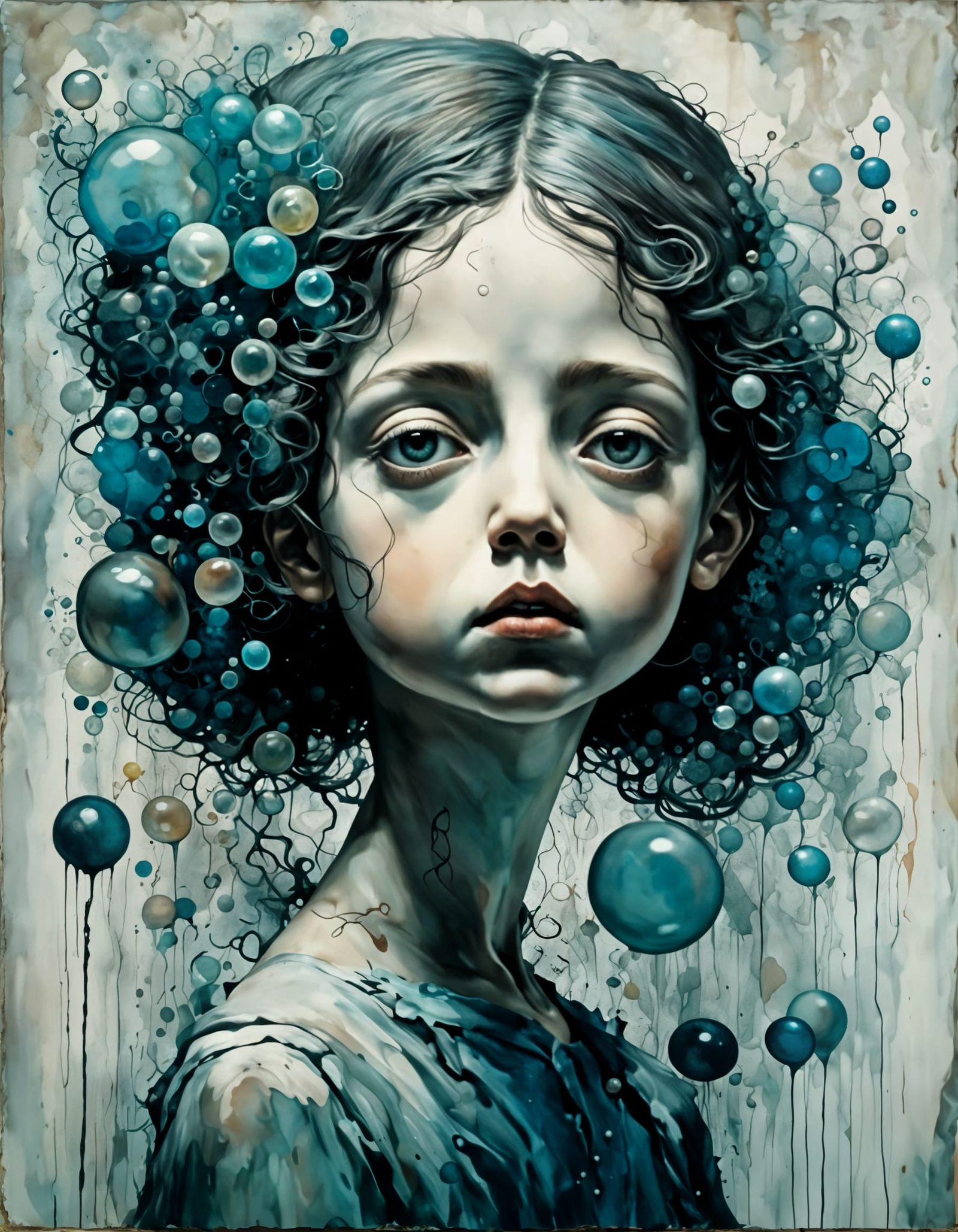 Picasso and Burton's Iridiscent Bubble Masterpiece