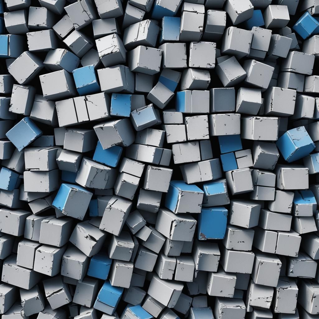 Macro Photograph of Folded Industrial Workwear