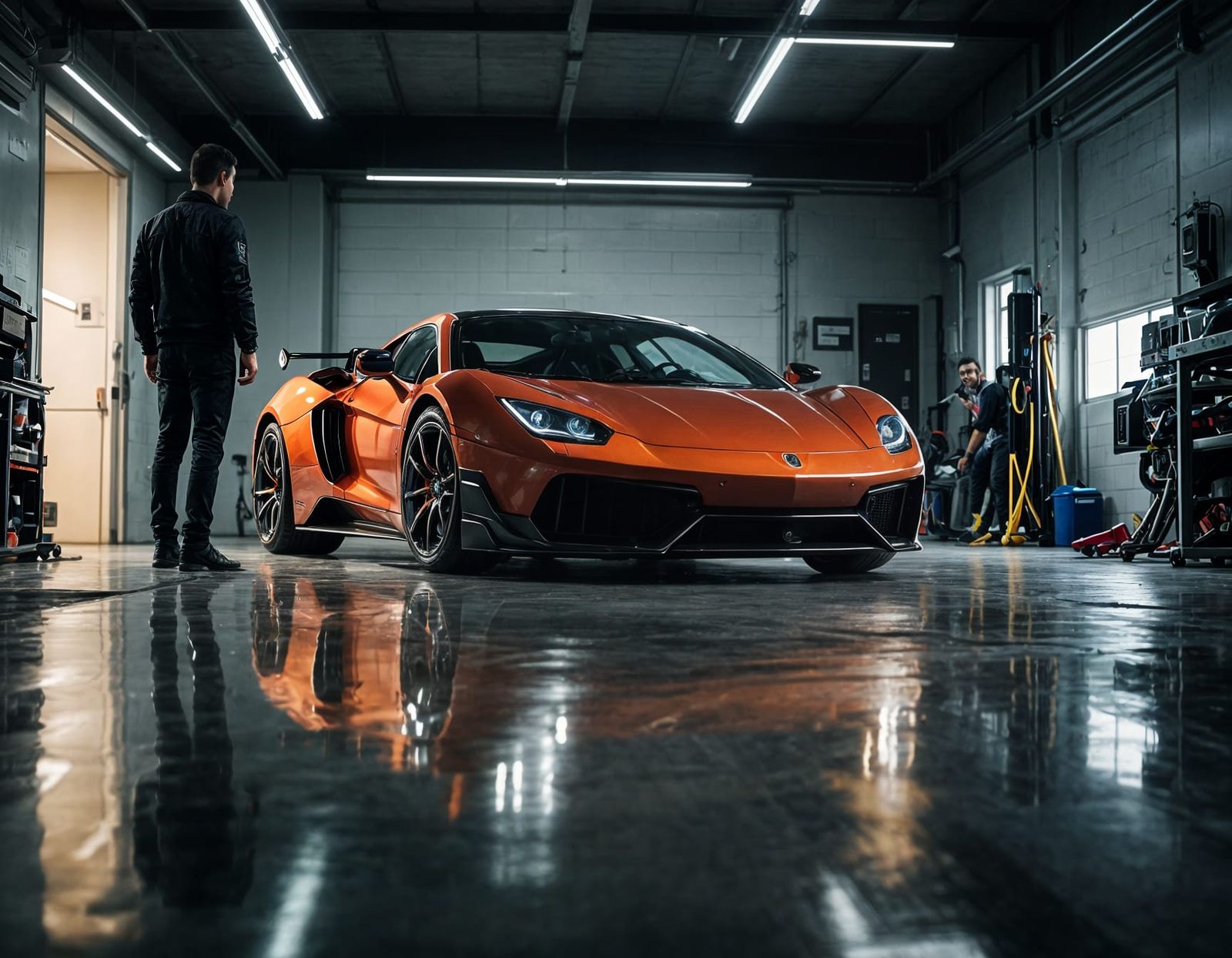 Dream Supercar Realized in Digital Art