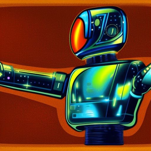 vintage robot driver