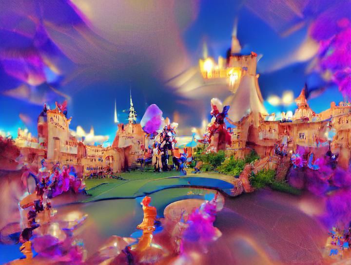 AI Generated Fantasyland Image