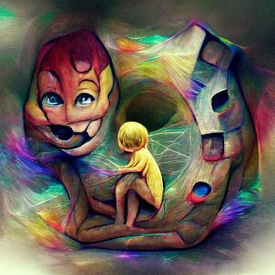 AI Generated Image of The Inner Child Concept