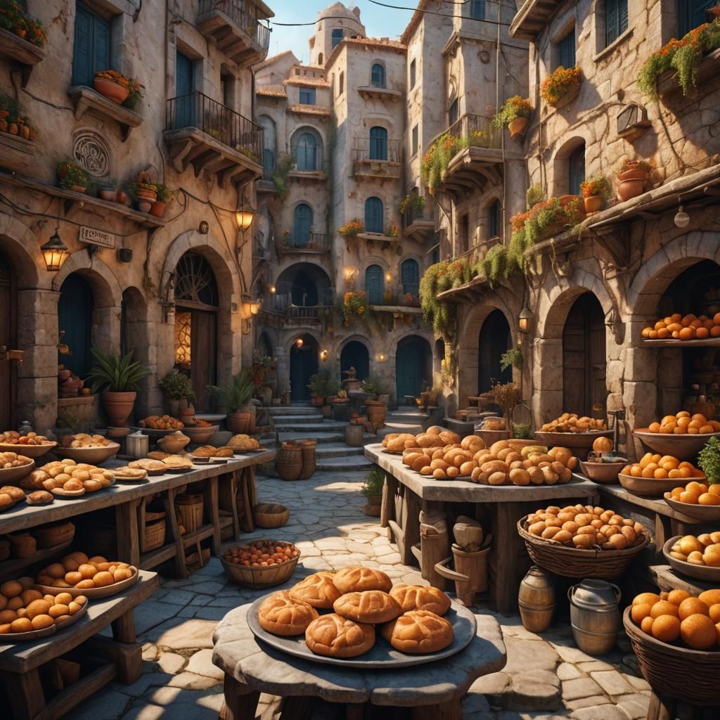 Fantastical Matte Painting with Intricate Details