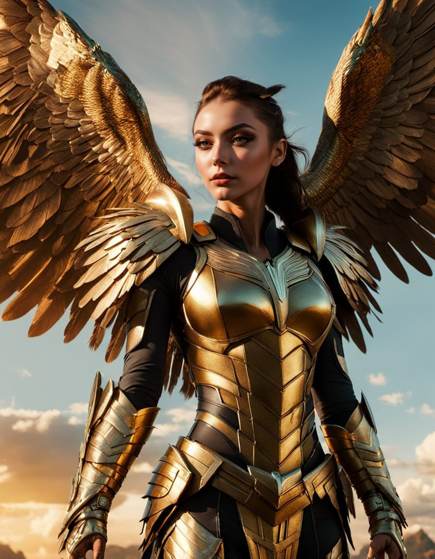 Sophie Mudd as Hawkgirl, High Flying DC Superheroine