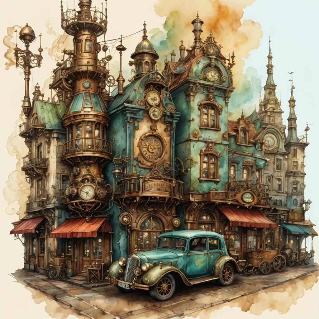 Steampunk City