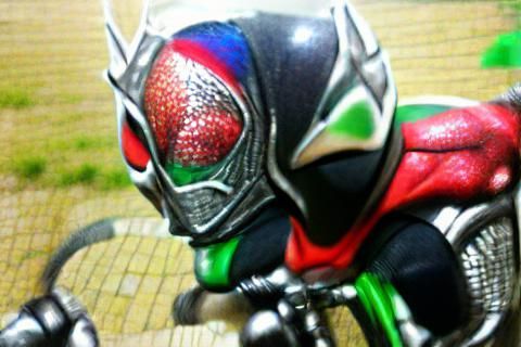 Dynamic Kamen Rider Superhero Illustration
