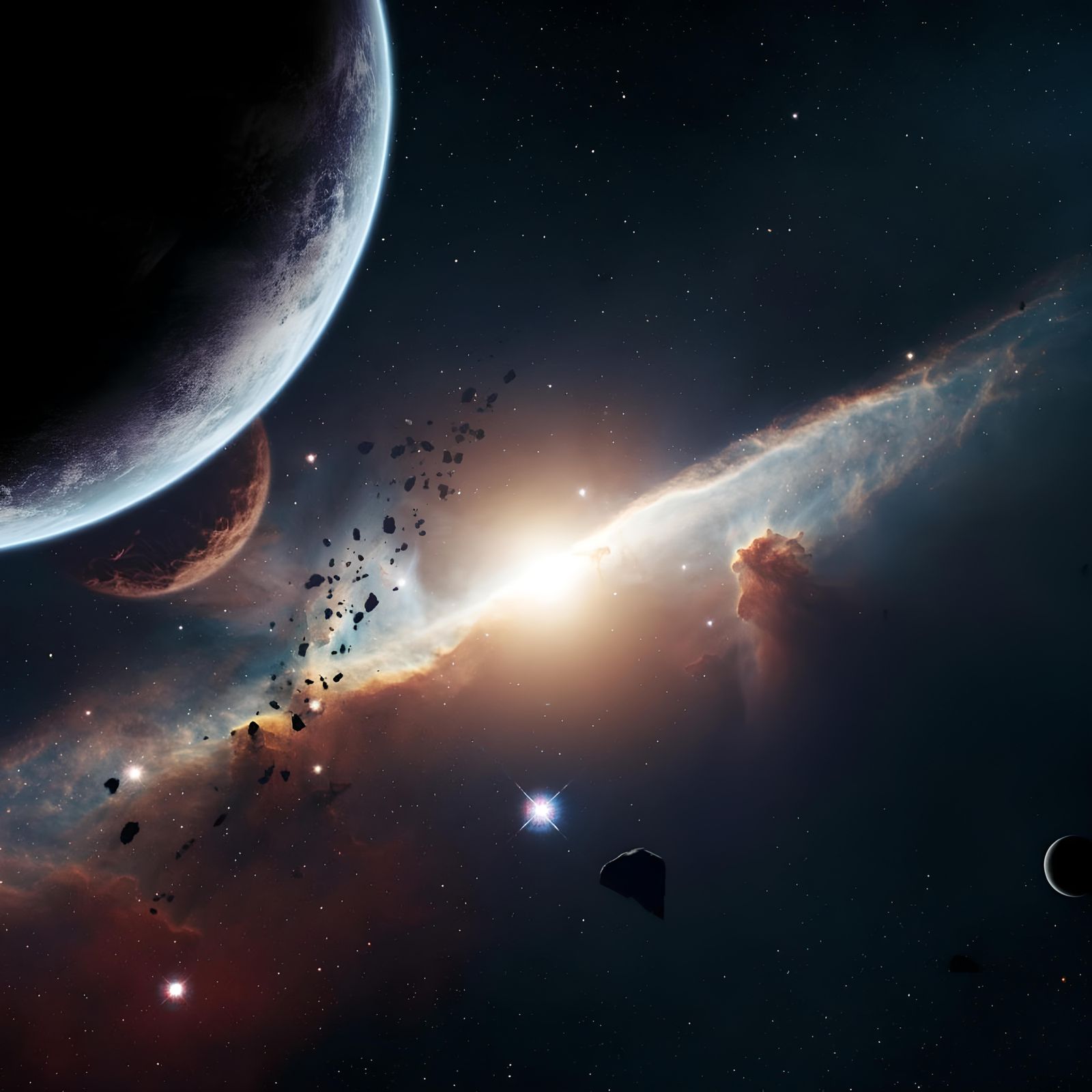 Photorealistic Cosmos of Discovery in 8K Resolution