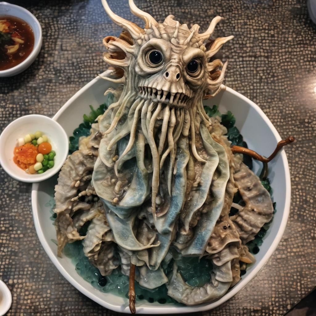 Doctor Who's Sea Devil at YO! Sushi