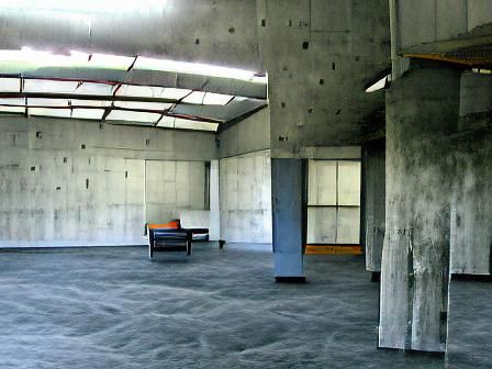 Empty Gray Concrete Room: Liminal Space