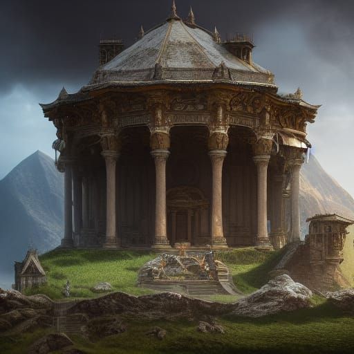 Epic Remote Romance: Dramatic Digital Matte Painting