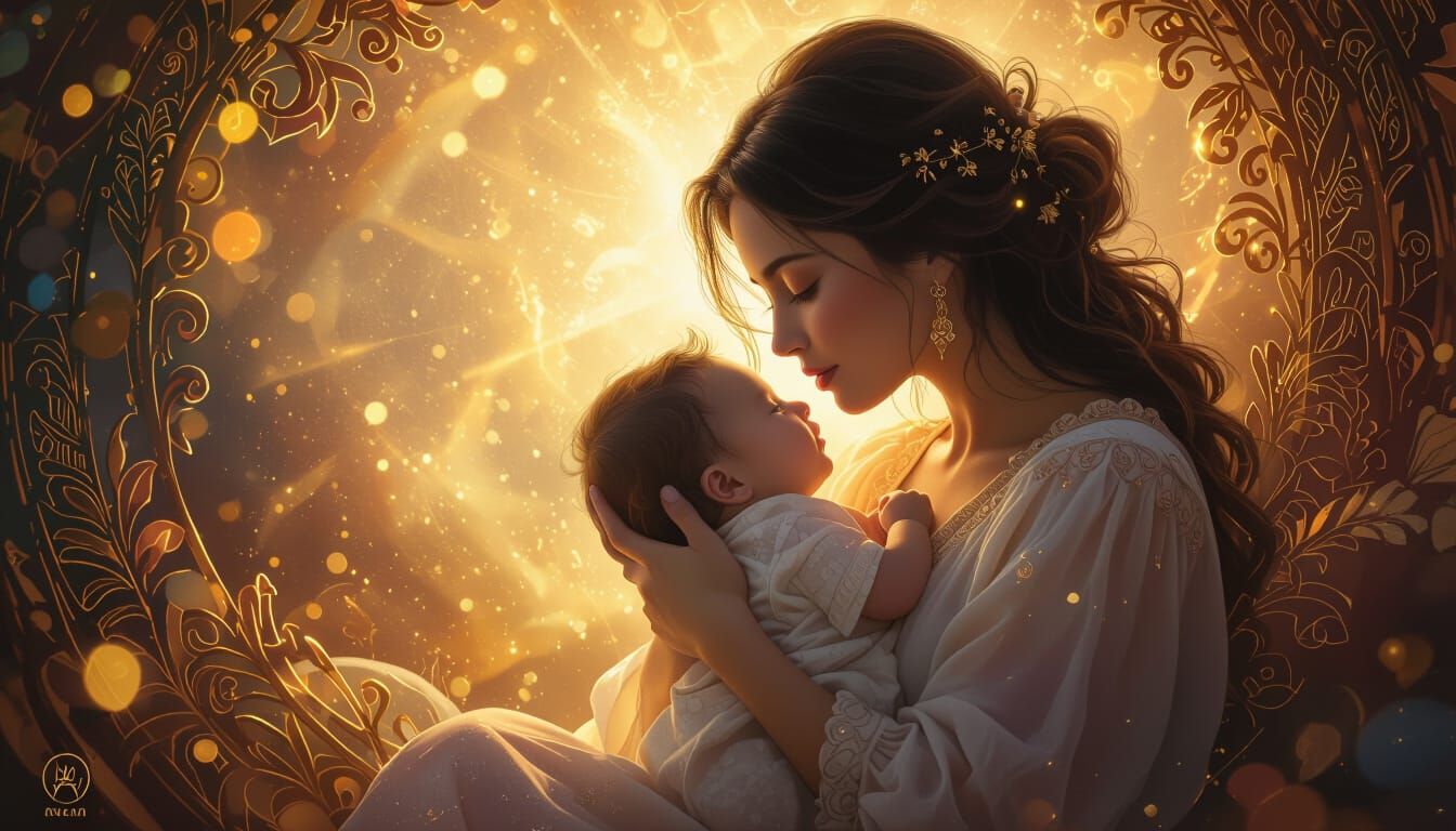 Golden slumbers fill your eyes
Smiles awake you when you rise
Sleep, pretty darling, do not cry
And I will sing a lullab...