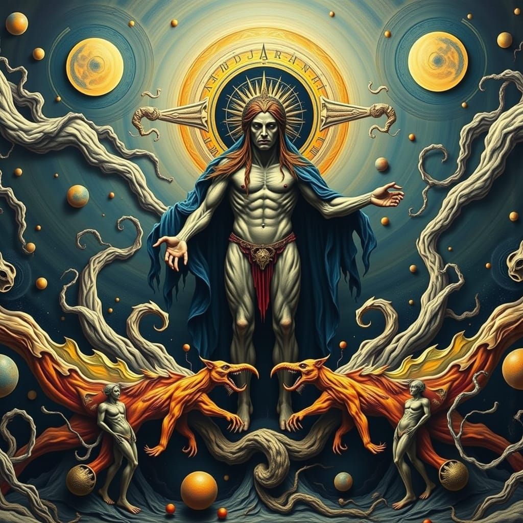 Mystical Landscape Emerges with Heavy Metal Surrealism