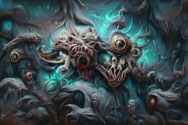 Azeroth as Lovecraftian Horror Painting