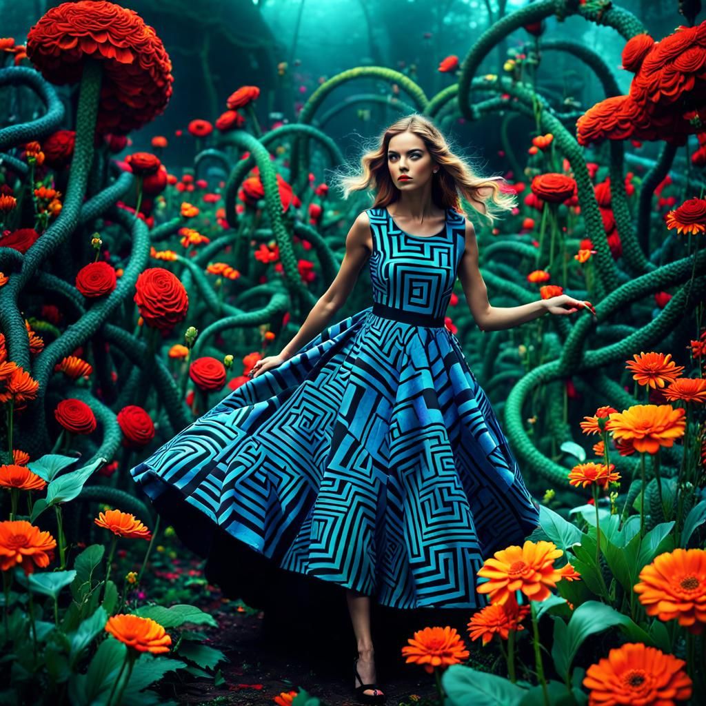 Alice IN Wonderland Vogue Magazine Inspired