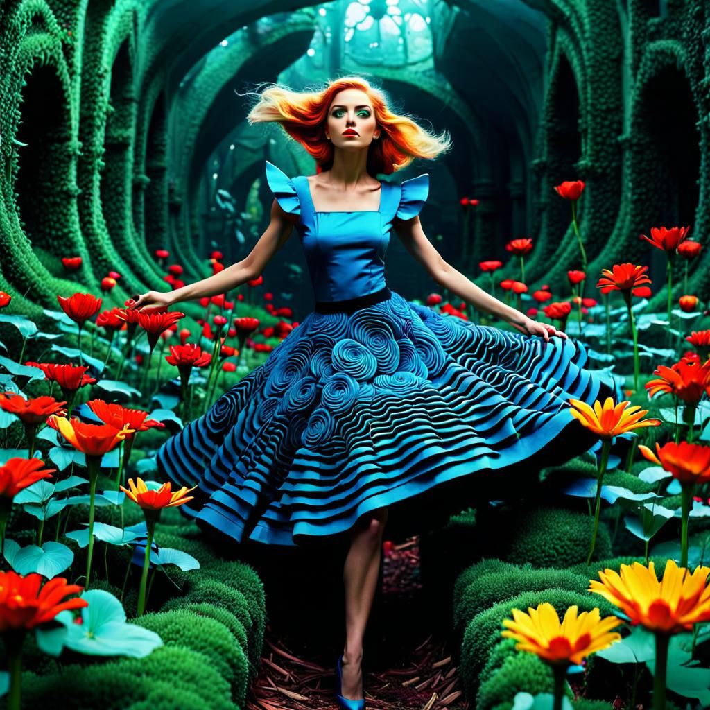 Alice IN Wonderland Vogue Magazine Inspired