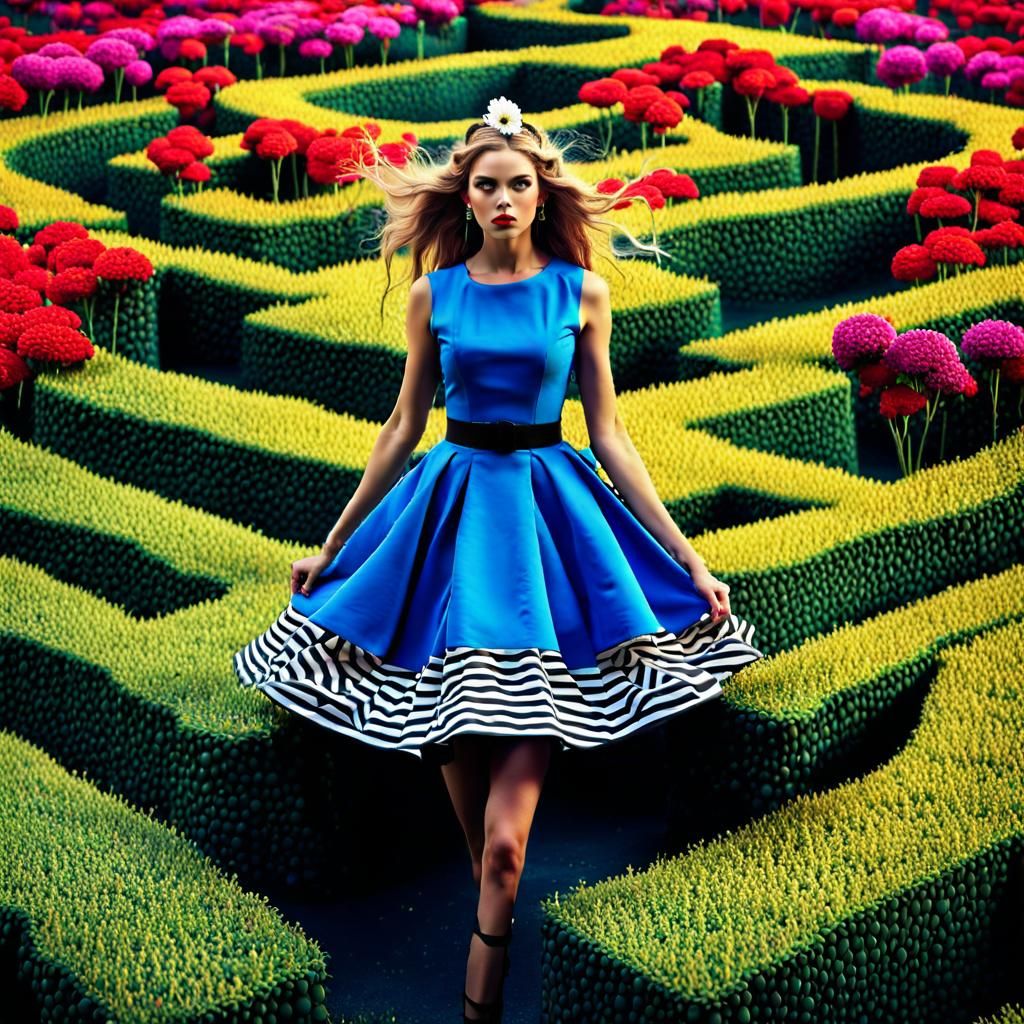 Alice IN Wonderland Vogue Magazine Inspired