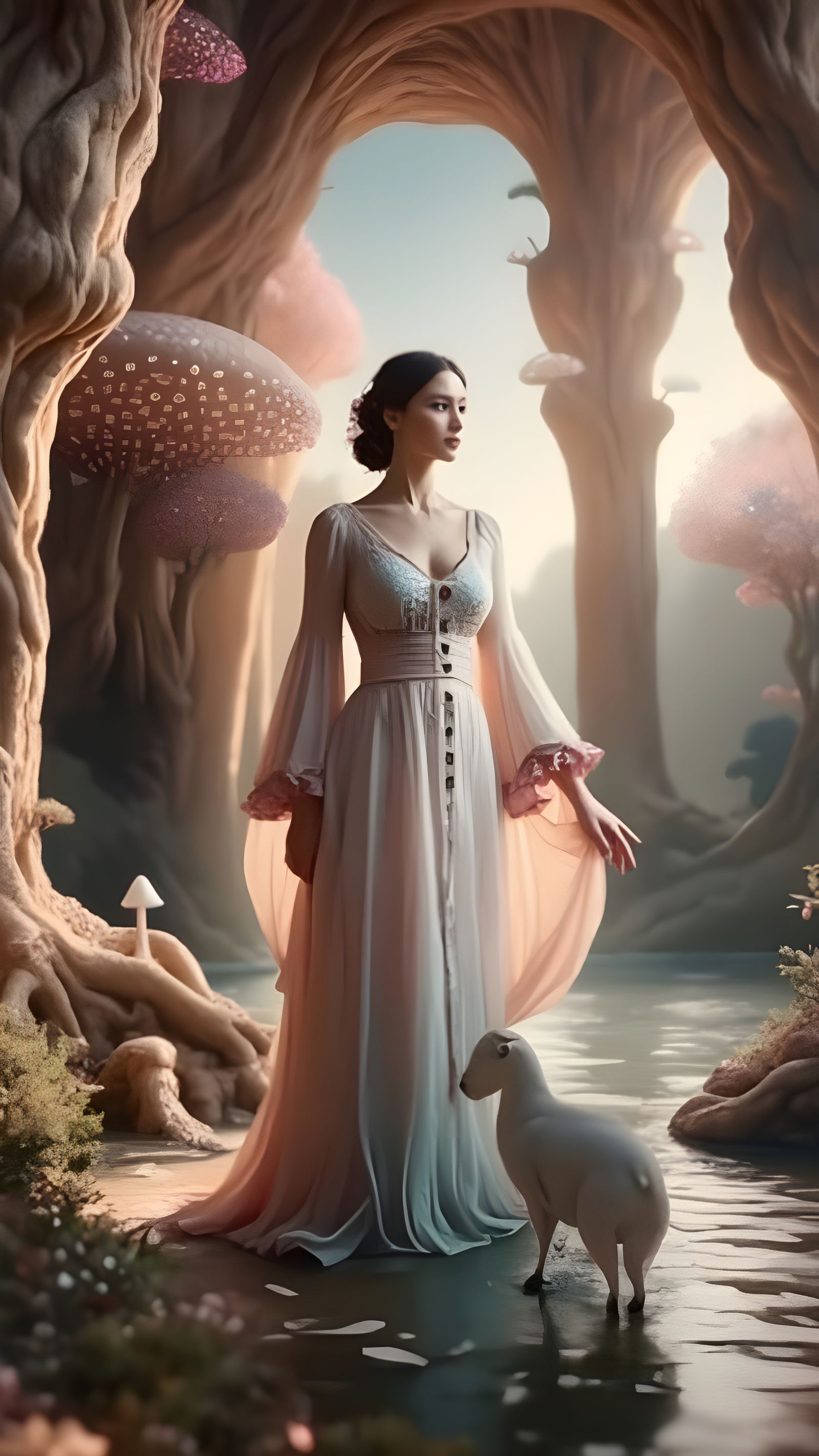 Mystical Forest Goddess Unveils Enchanted Wonderland