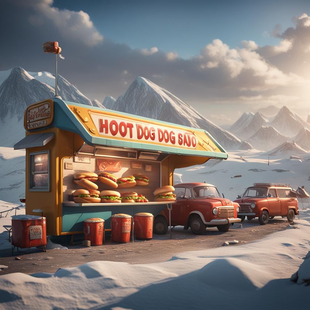 Hot Dog Stand at World's End: 3D Game Cinematic