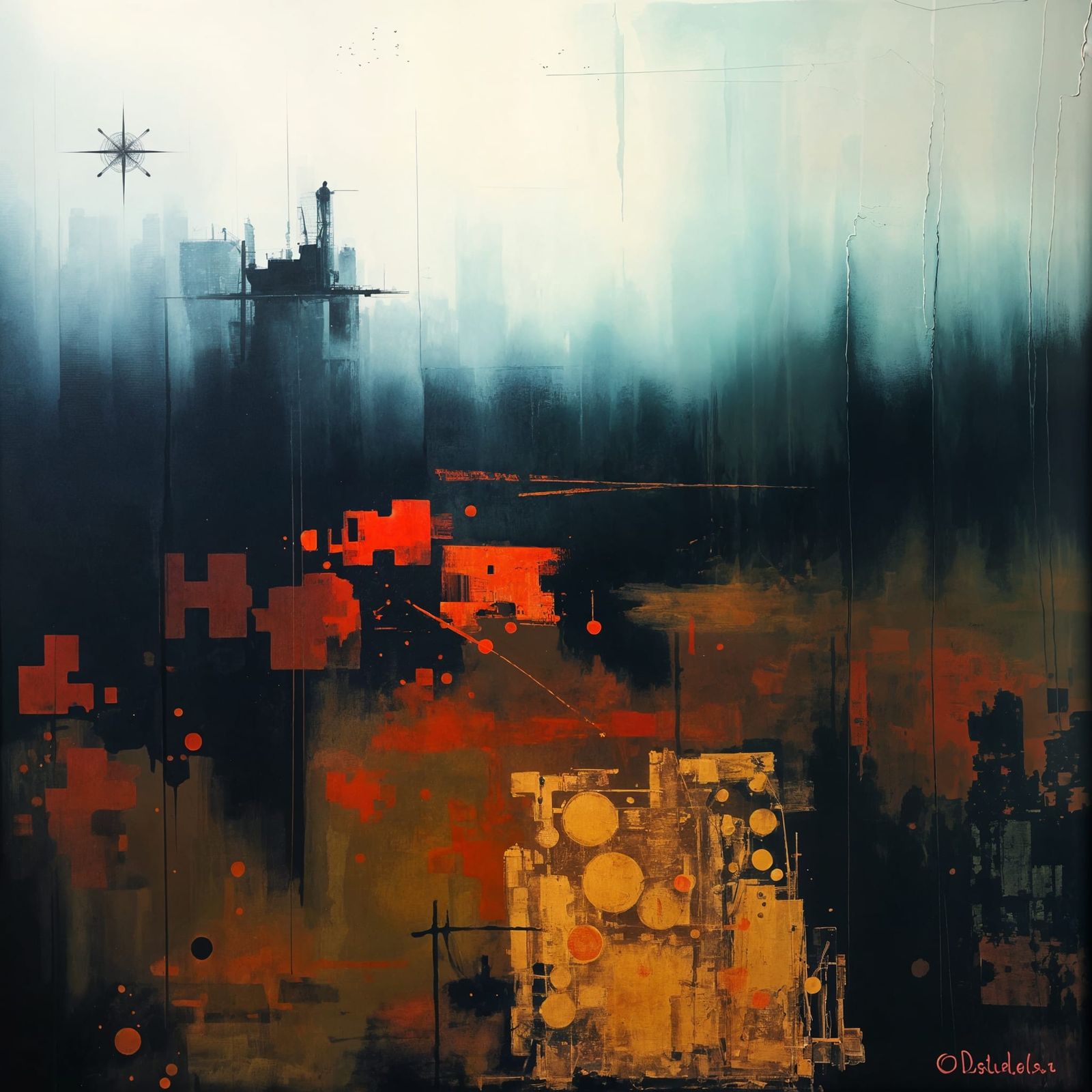 AI Generated Image of Hebrew Character