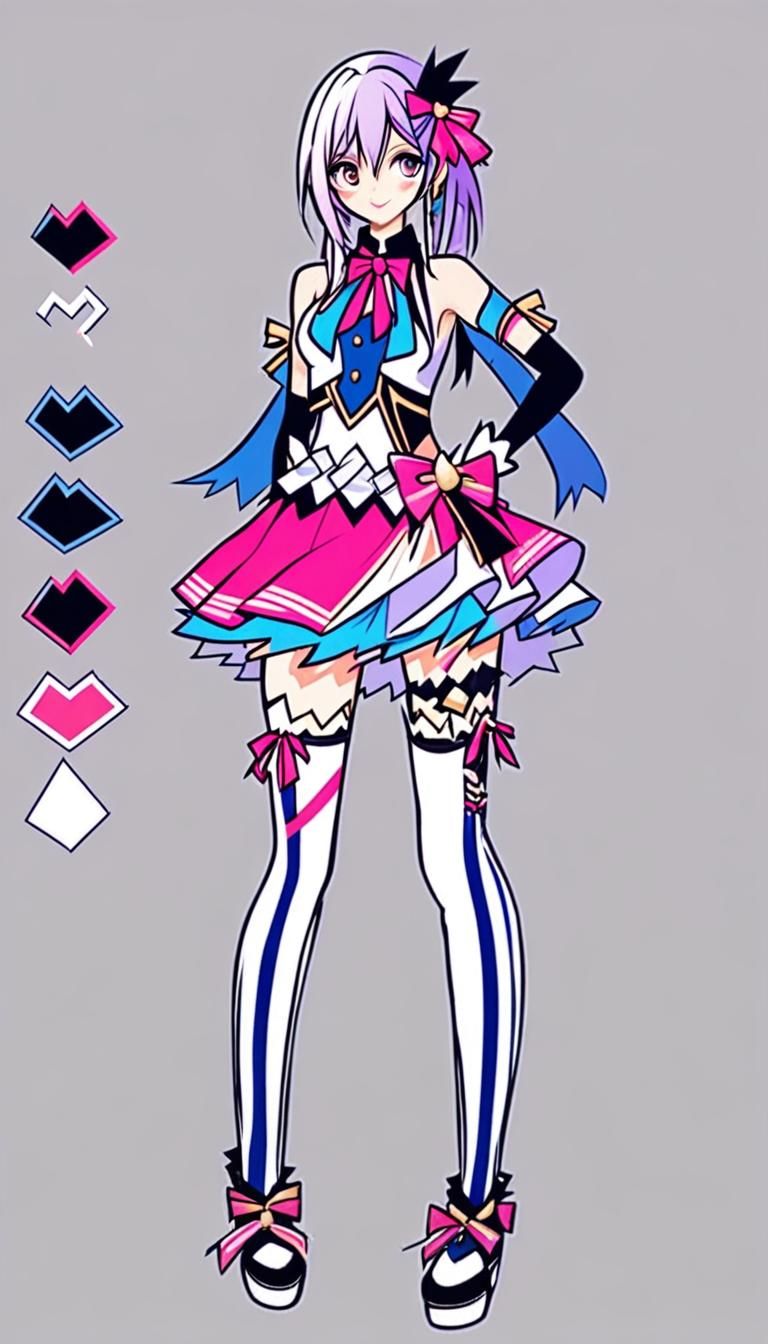 AI Generated Idol Outfit Design