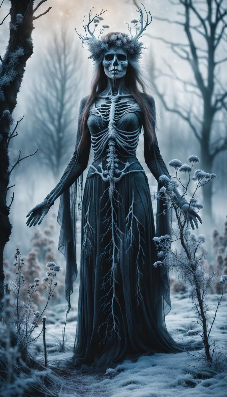 Morana: Frail Goddess of Winter in Mystical Realism