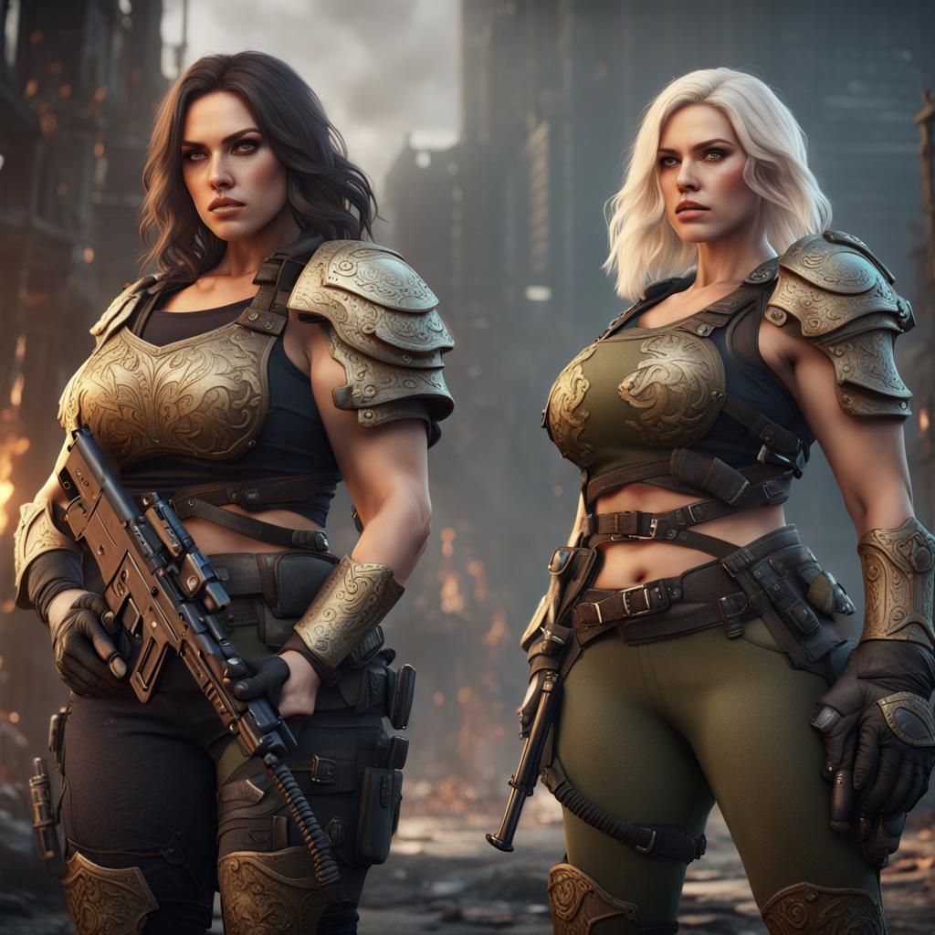 Plus Size Warriors Ready for Battle