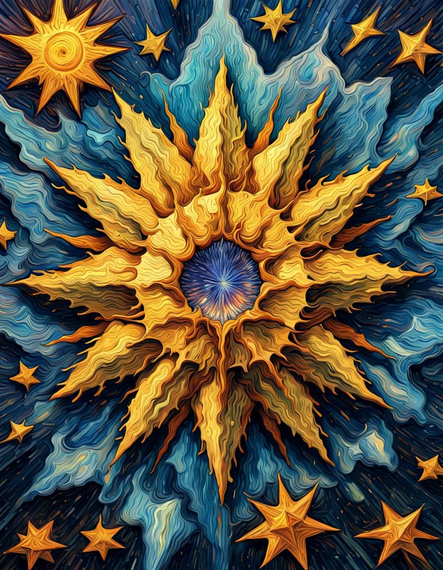 Un ciel semé, constellé d'étoiles …