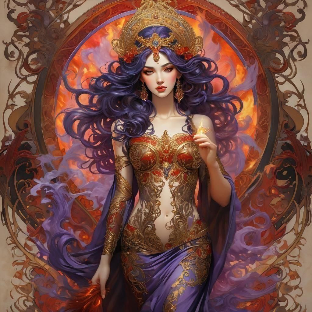 Stunning Fire Goddess