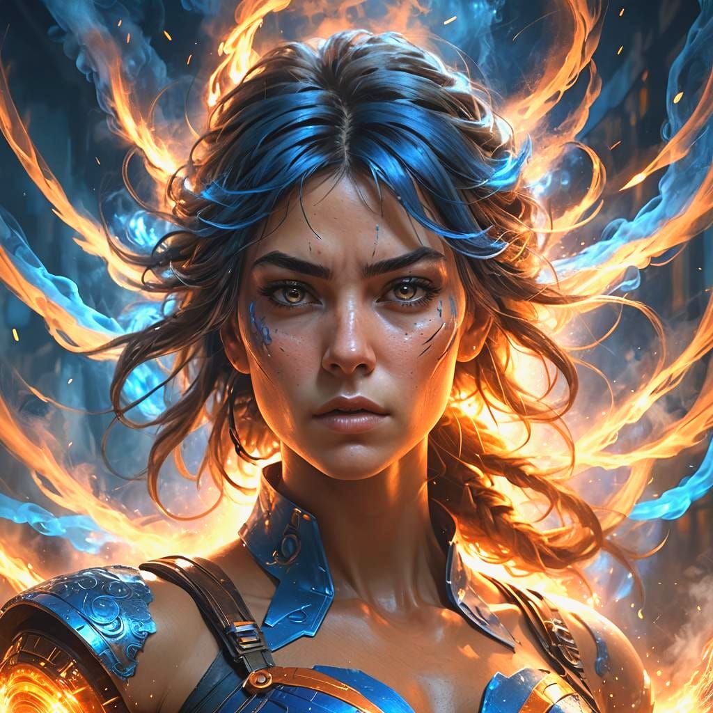 Detailed Portrait with Dynamic Lighting in Unreal Engine 5