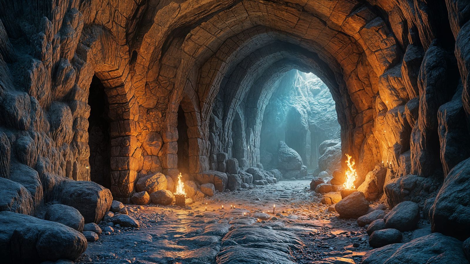 Fantasy Dungeon Tomb in Torchlight