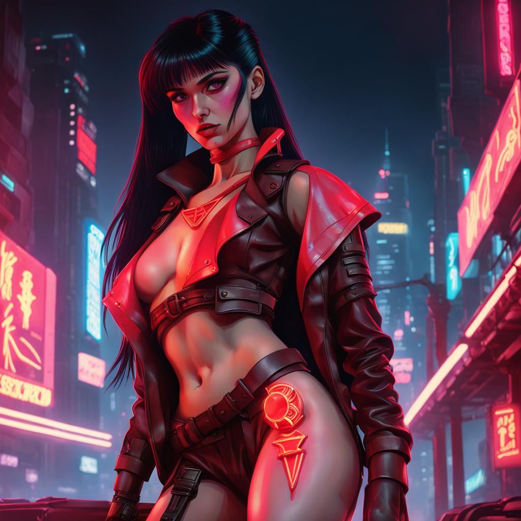 Cyberpunk Sailor Mars