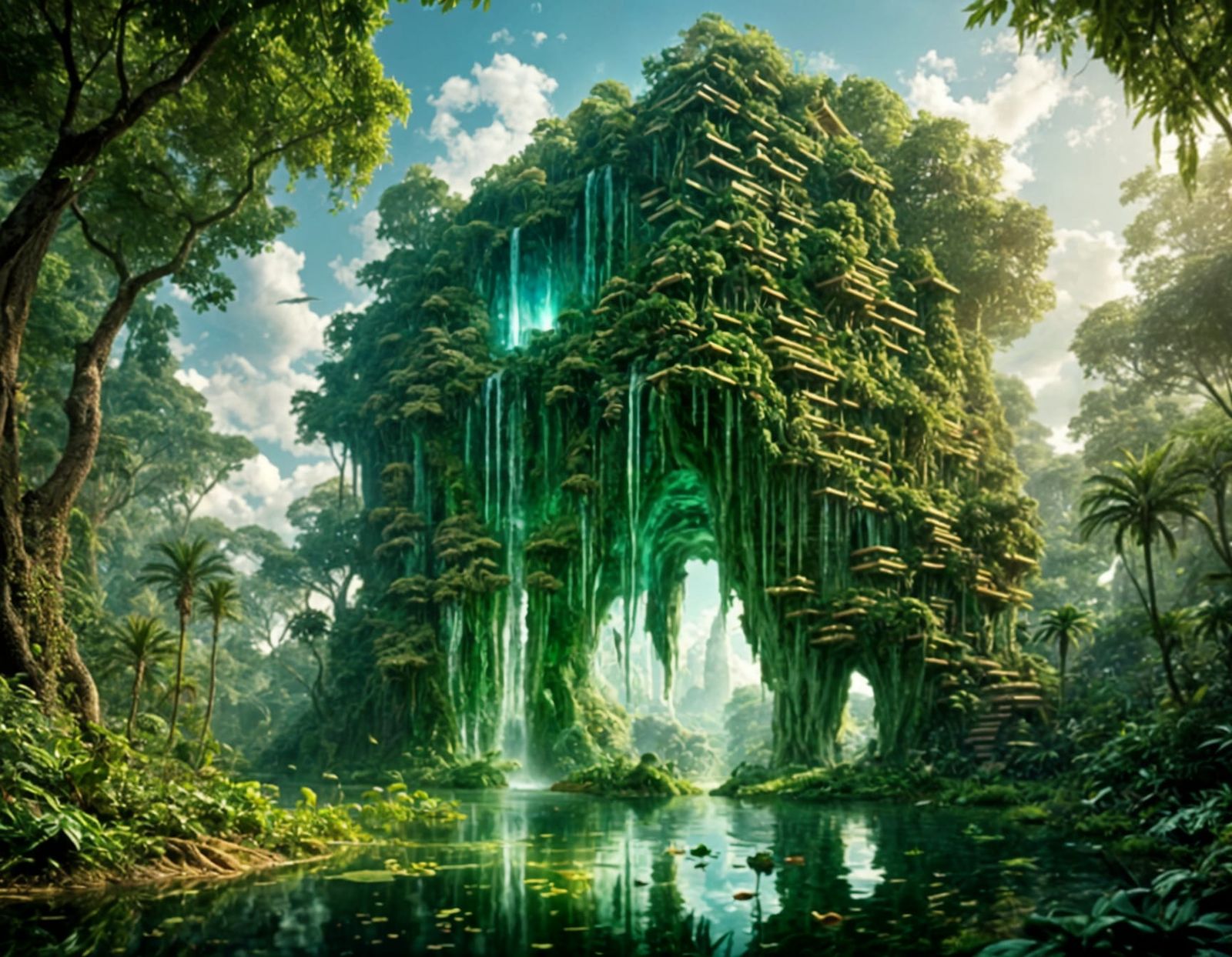 verdant jungle