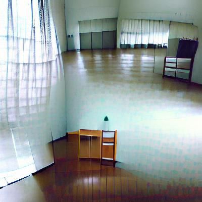 Minimalist Empty Room AI Generated Image