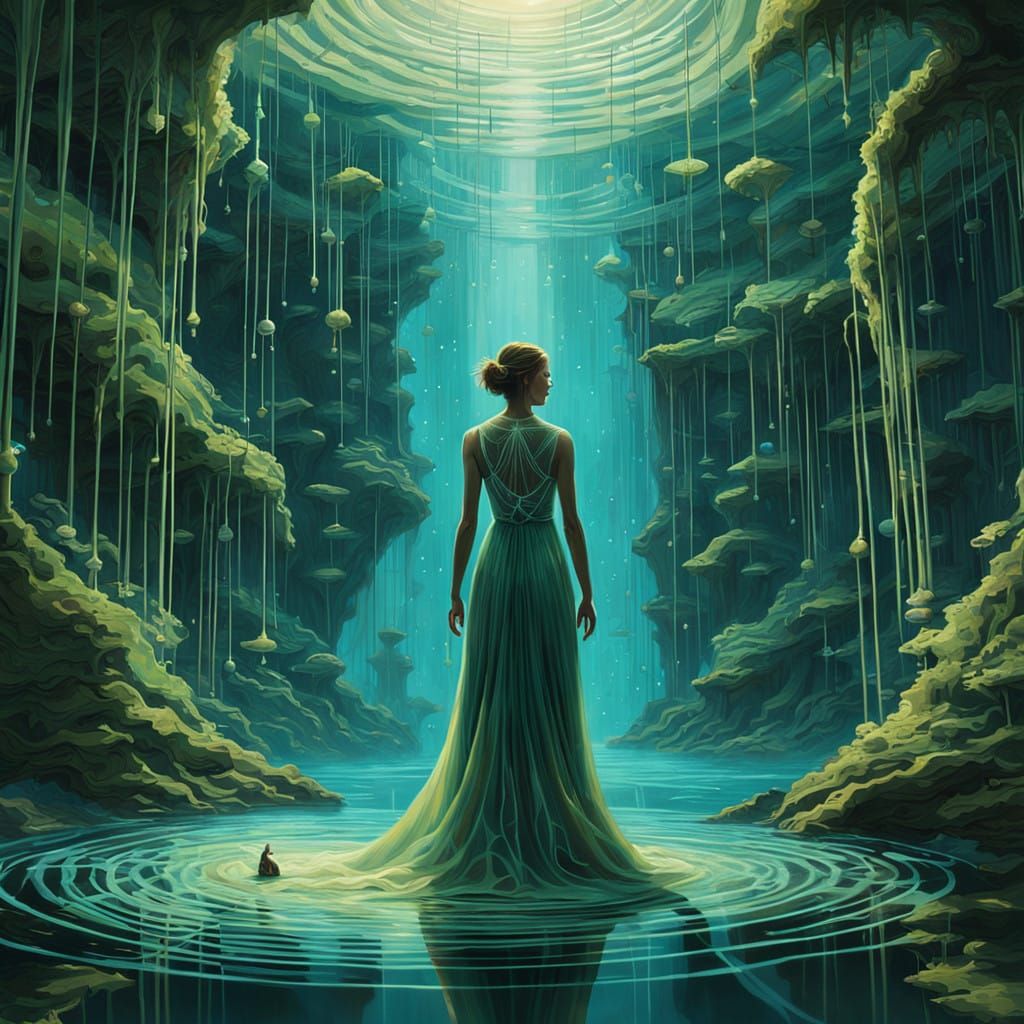 Dreamlike Goddess Emerges from Ethereal Soundscapes