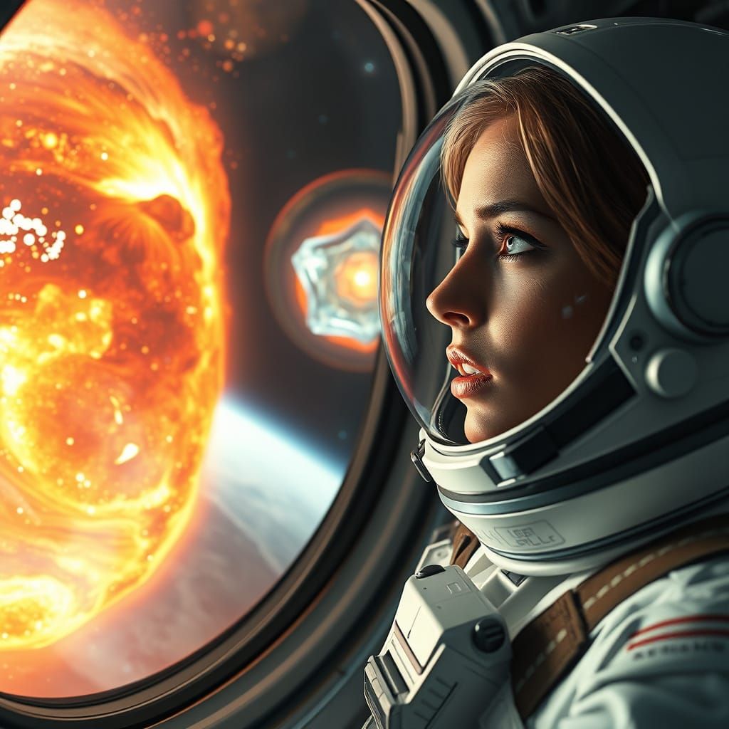 Cosmic Horror Unfolds Beyond Spacecraft Window