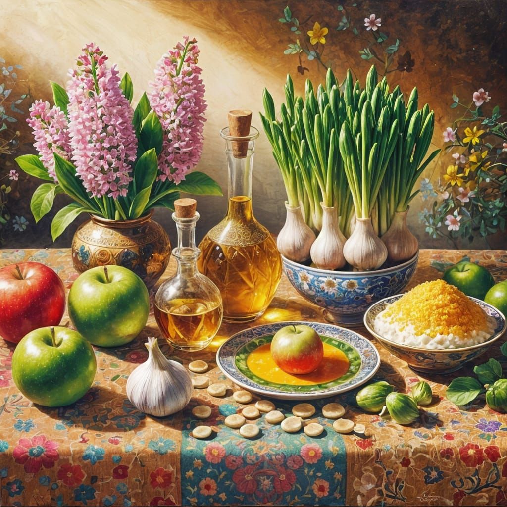 Vibrant Haft Sin Table Celebrates Persian New Year